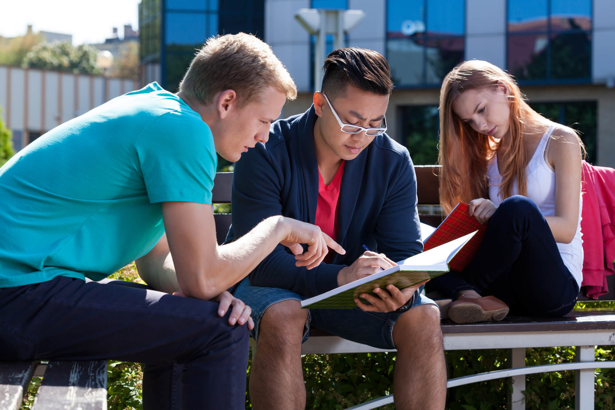 Students Studying