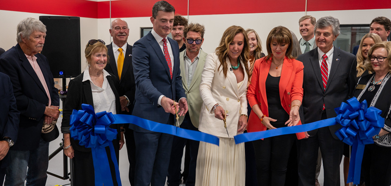 Image of ribbon cutting at Spark Center - Xoted Biotechnology Labs