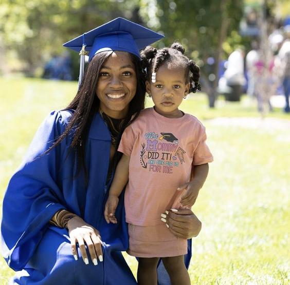 student at graduation